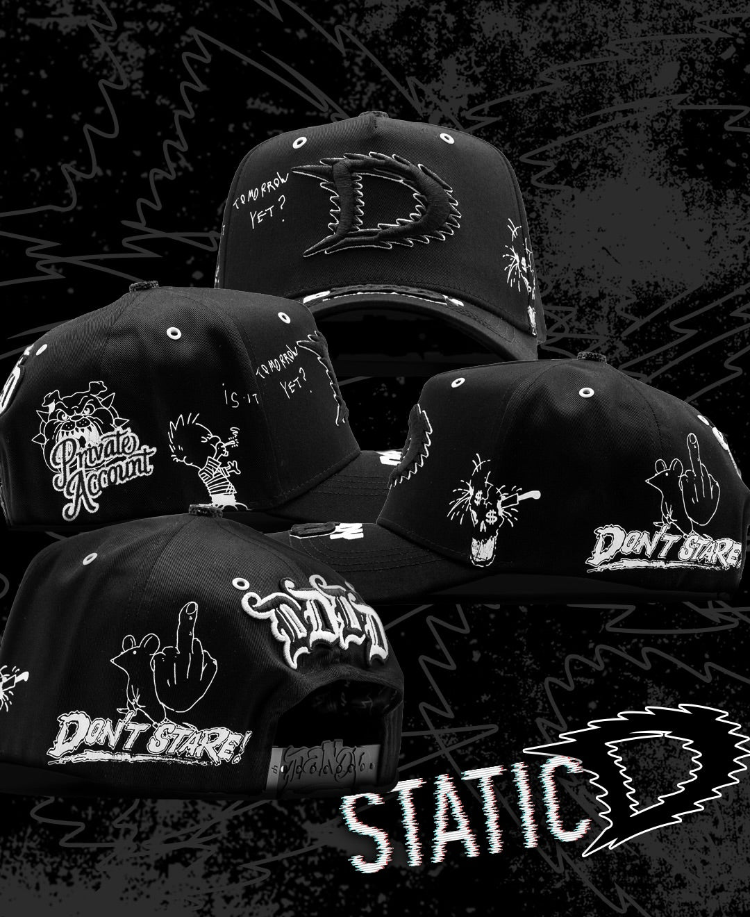 STATIC D- DANDY HATS