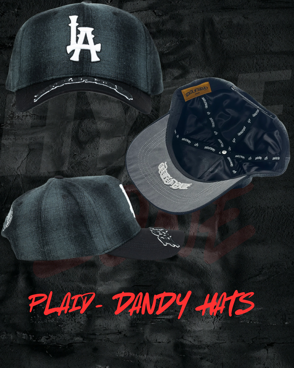 pLAid- DANDY HATS