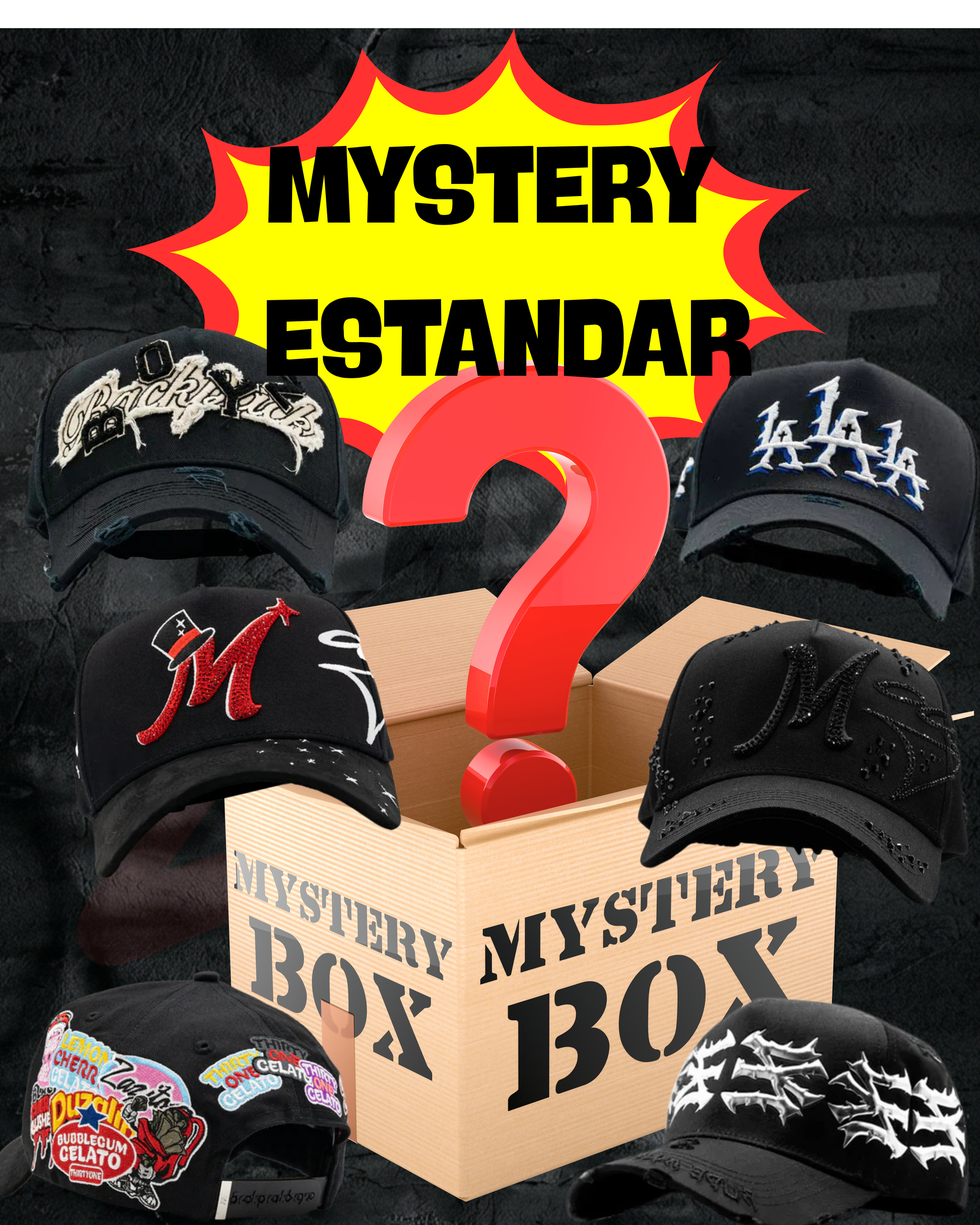 MYSTERY  ESTANDAR (3 gorras)
