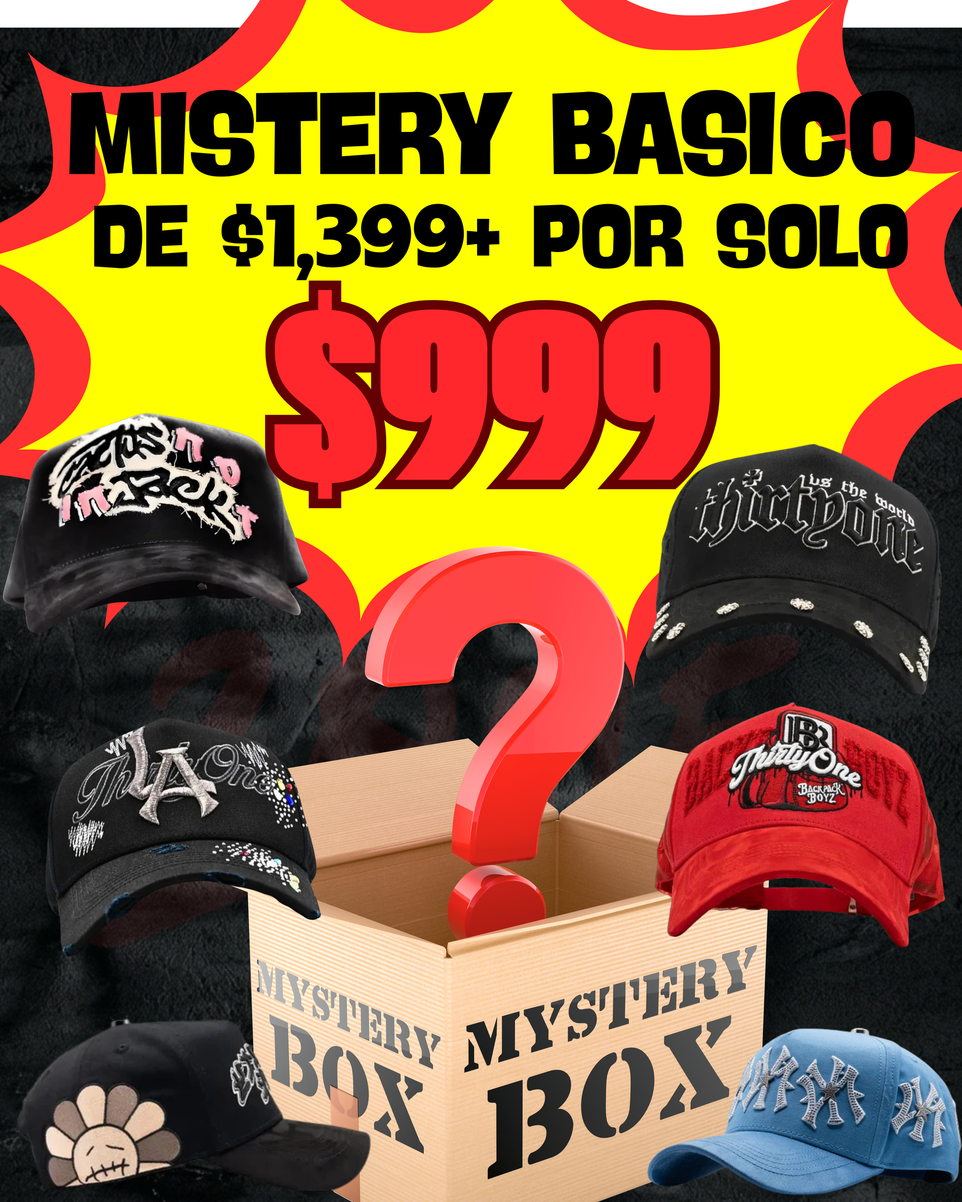 MYSTERY  BÁSICO (1 gorra)